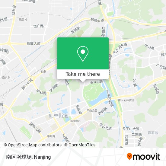 南区网球场 map