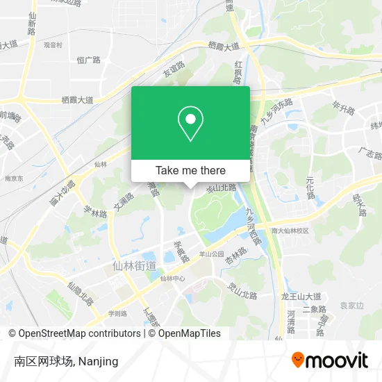 南区网球场 map