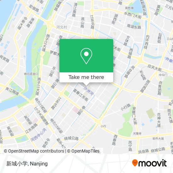 新城小学 map