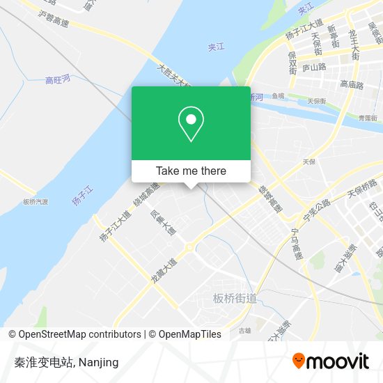 秦淮变电站 map