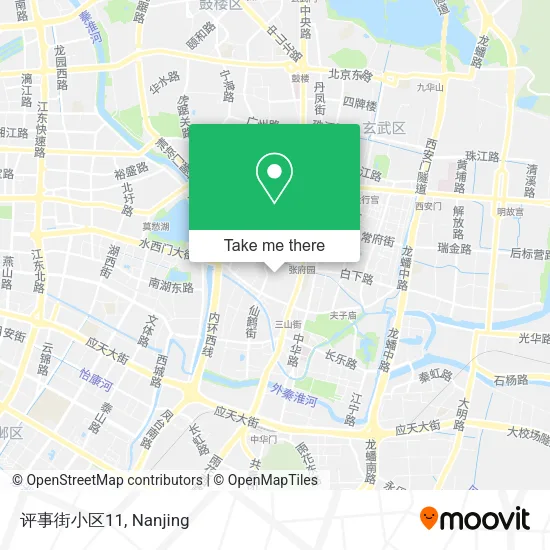 评事街小区11 map