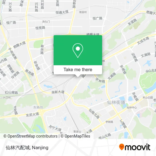 仙林汽配城 map