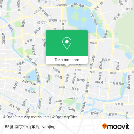 85度 南京中山东店 map