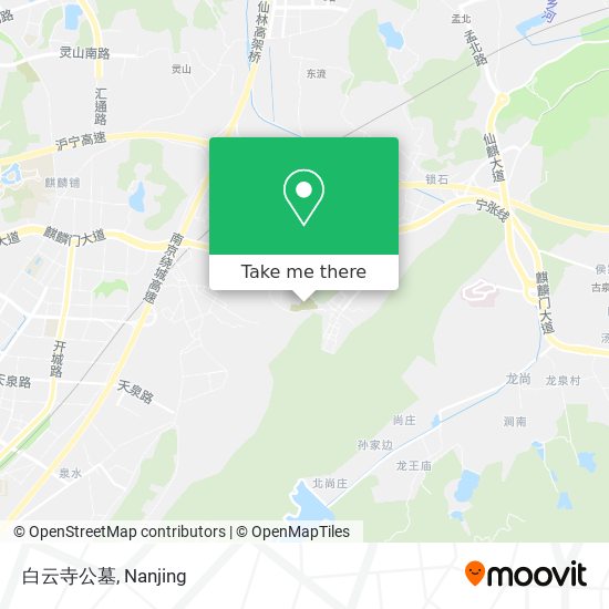 白云寺公墓 map