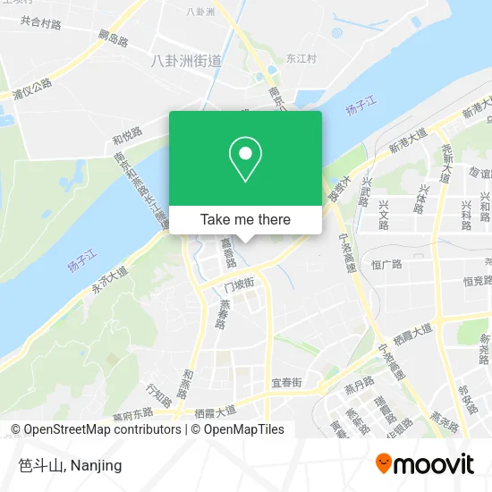 笆斗山 map