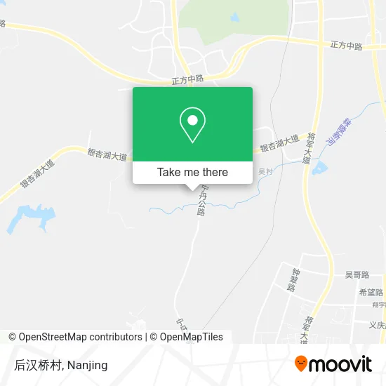 后汉桥村 map