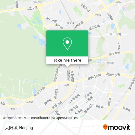 太阳城 map