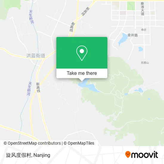 旋风度假村 map