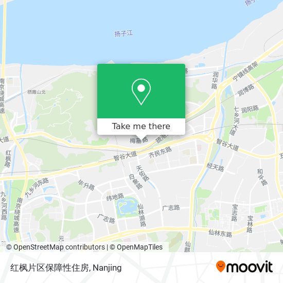 红枫片区保障性住房 map