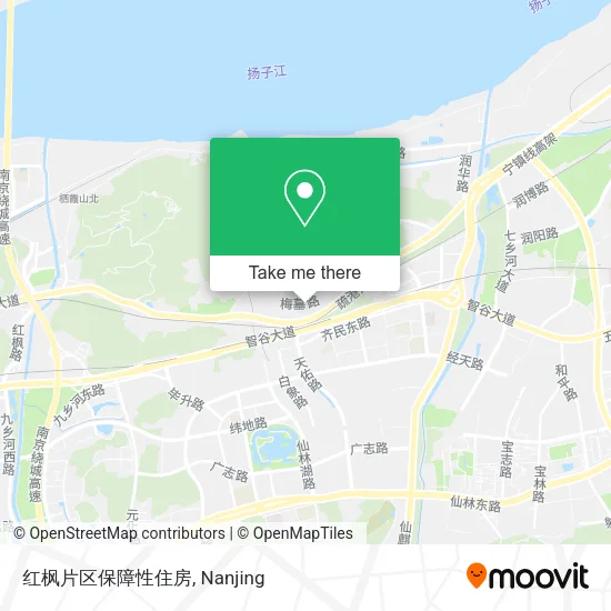 红枫片区保障性住房 map