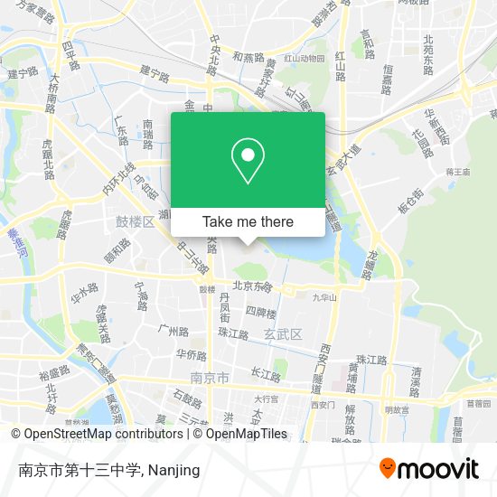 南京市第十三中学 map