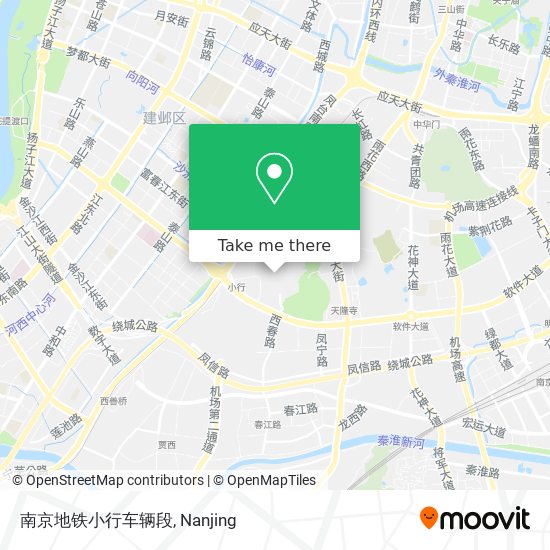 南京地铁小行车辆段 map