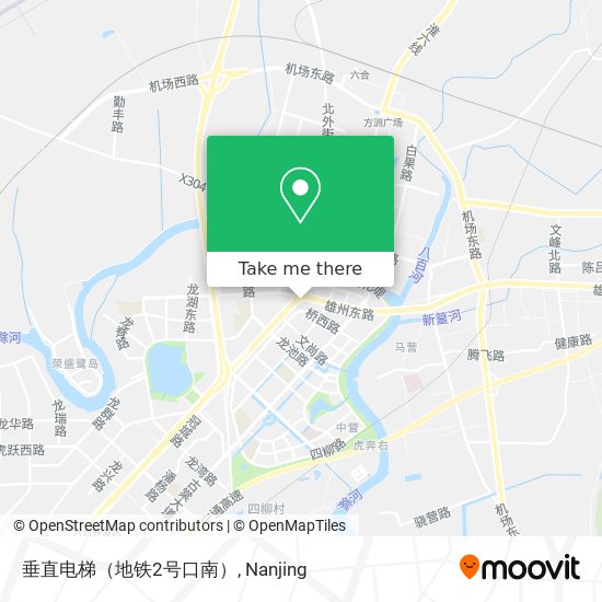 垂直电梯（地铁2号口南） map