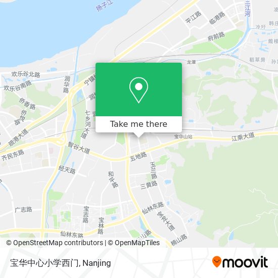 宝华中心小学西门 map