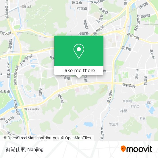 御湖仕家 map