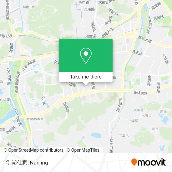 御湖仕家 map