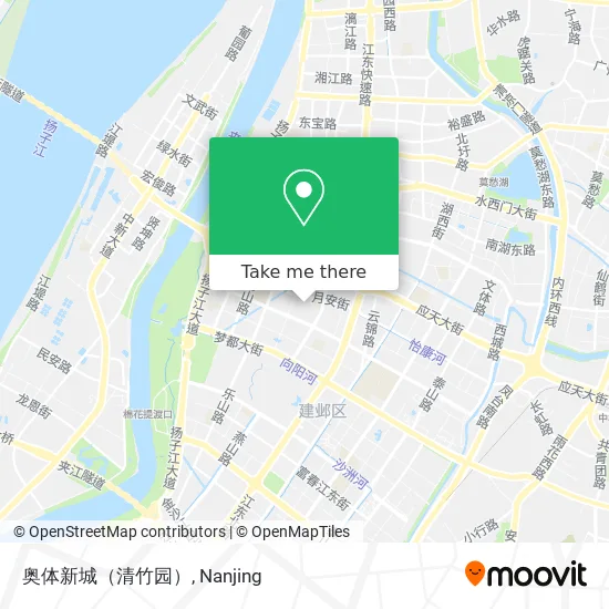 奥体新城（清竹园） map
