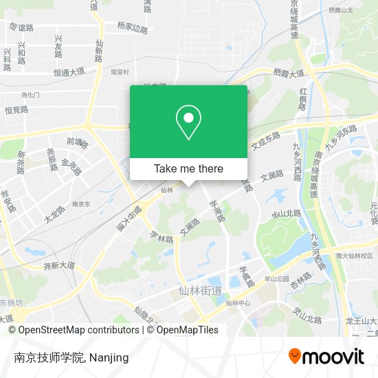 南京技师学院 map