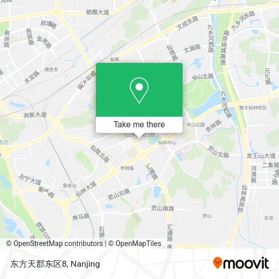 东方天郡东区8 map