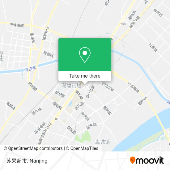 苏果超市 map