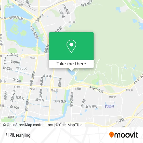 前湖 map