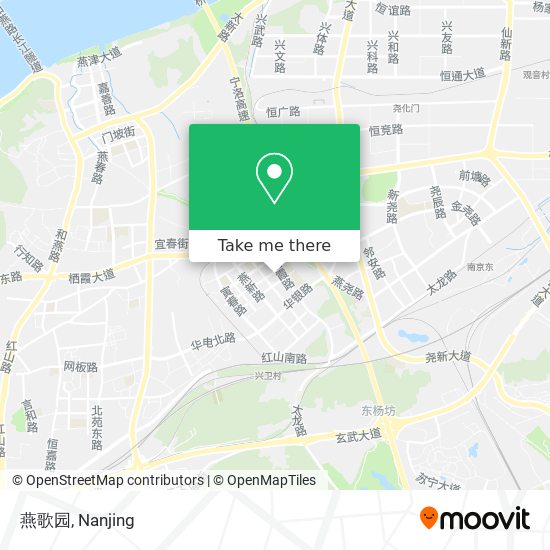 燕歌园 map