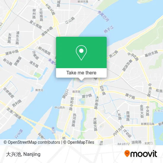 大兴池 map