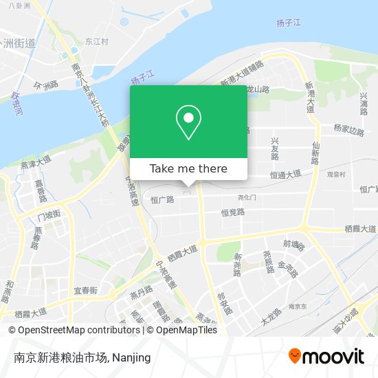 南京新港粮油市场 map