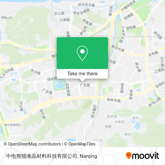中电熊猫液晶材料科技有限公司 map