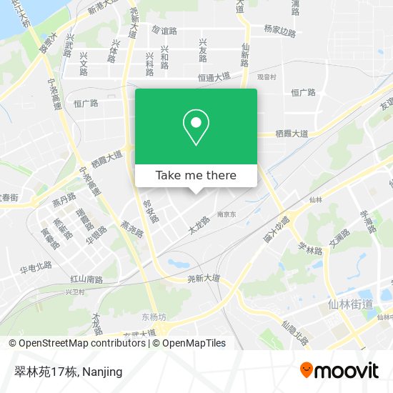 翠林苑17栋 map