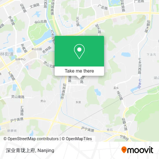 深业青珑上府 map