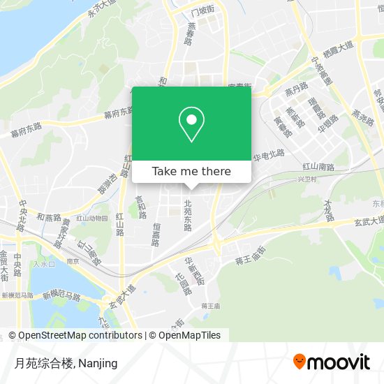 月苑综合楼 map