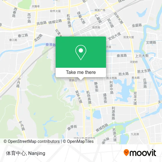 体育中心 map