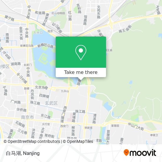 白马湖 map