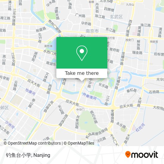 钓鱼台小学 map