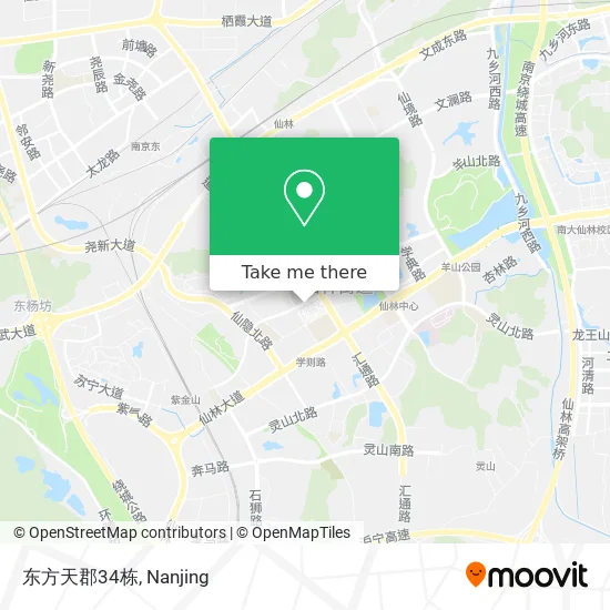 东方天郡34栋 map