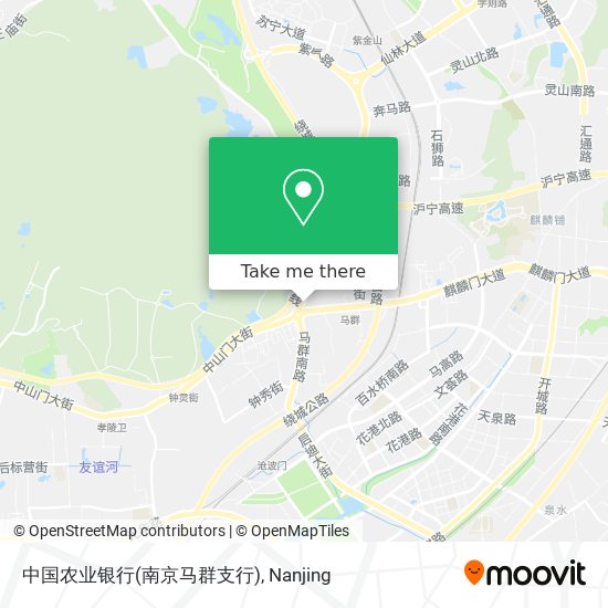 中国农业银行(南京马群支行) map