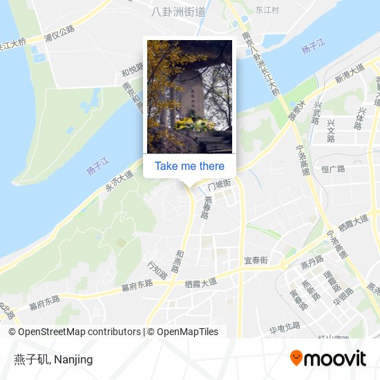 燕子矶 map