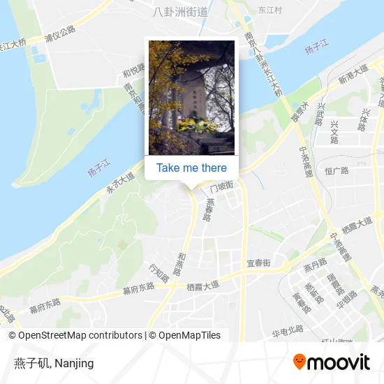 燕子矶 map