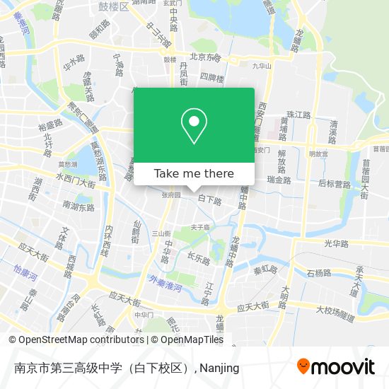 南京市第三高级中学（白下校区） map