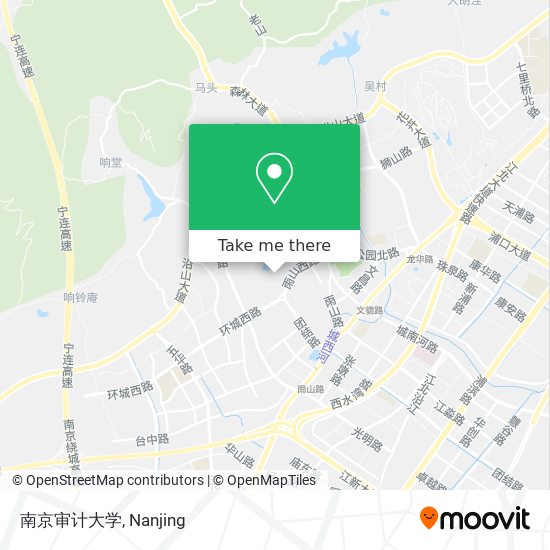 南京审计大学 map