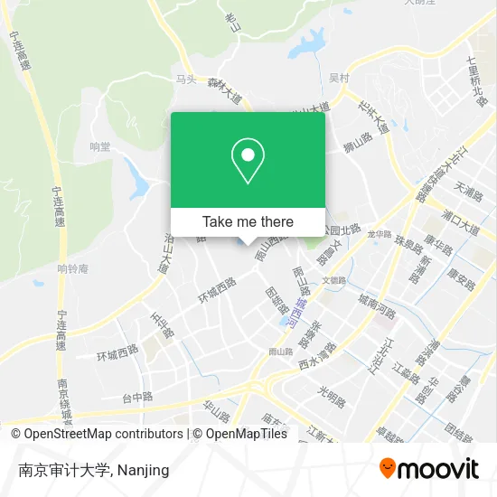 南京审计大学 map