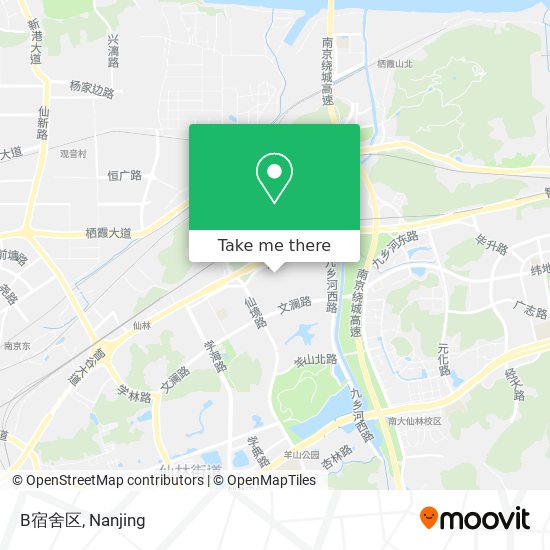 B宿舍区 map