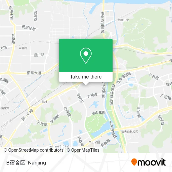 B宿舍区 map