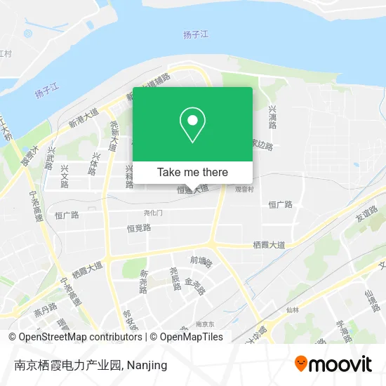 南京栖霞电力产业园 map