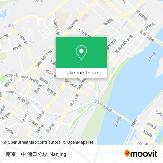 南京一中 浦口分校 map