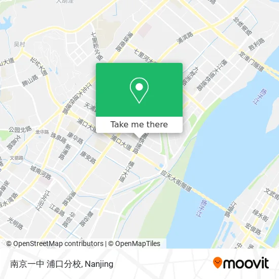 南京一中 浦口分校 map