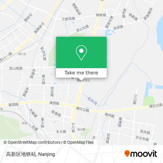 高新区地铁站 map