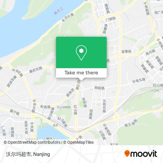 沃尔玛超市 map