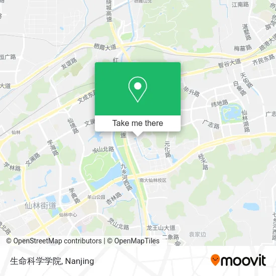 生命科学学院 map